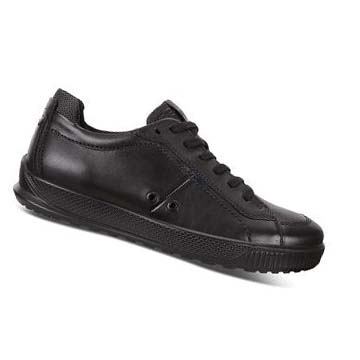 Men's Ecco Byway Sneakers Black / Black | Canada 610QMA